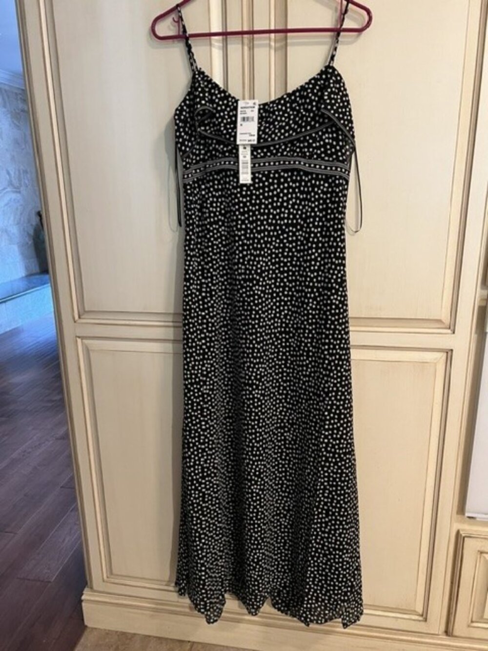Max Studio Ruffle Empire Waist Maxi Dress NEW WITH TAGS